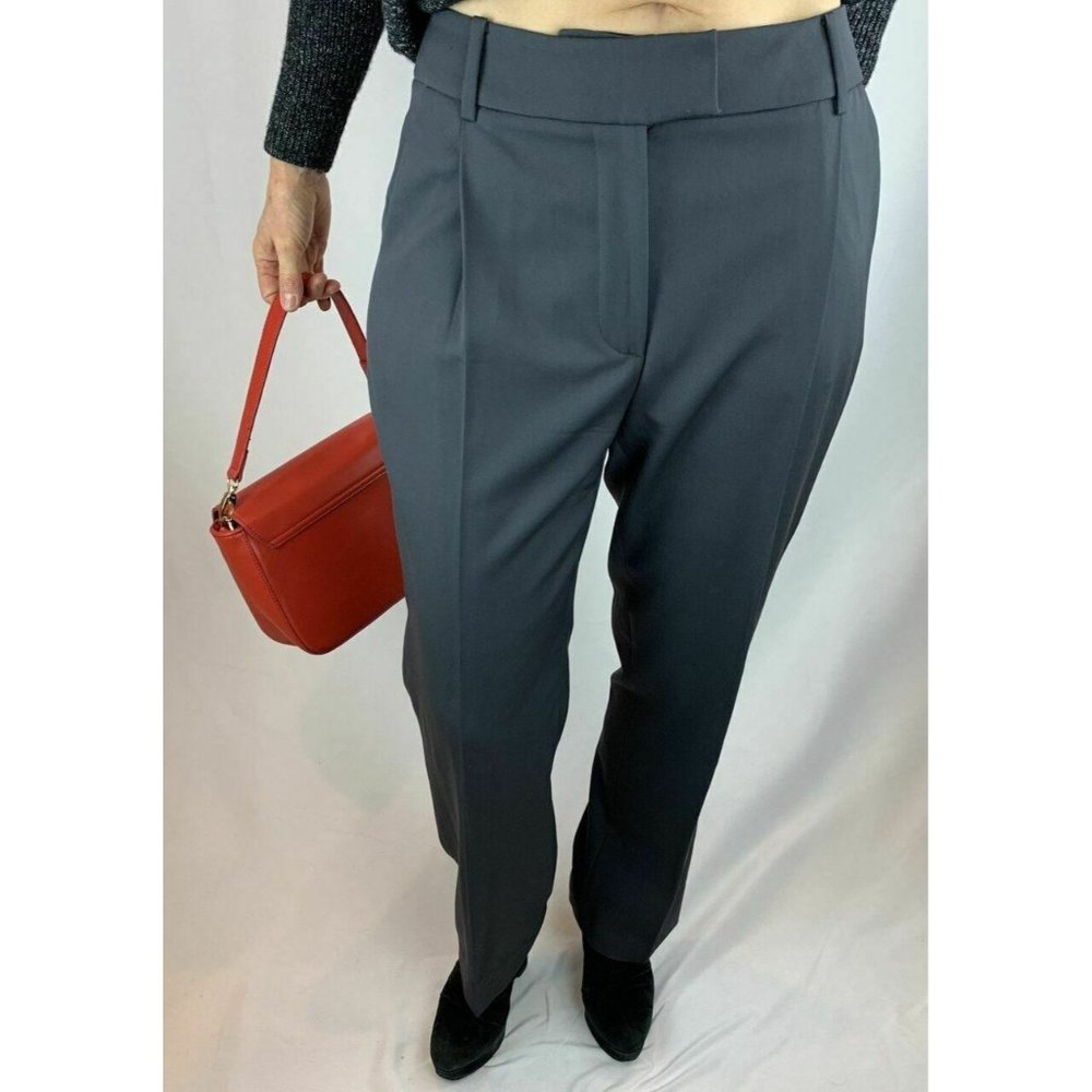 Salvatore Ferragamo Gray Suit Pants